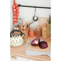 Банки стеклянные для хранения сыпучих продуктов Magistro &laquo;Эко&raquo;, 3 предмета: 450/700/1000 мл, с пробковой крышкой