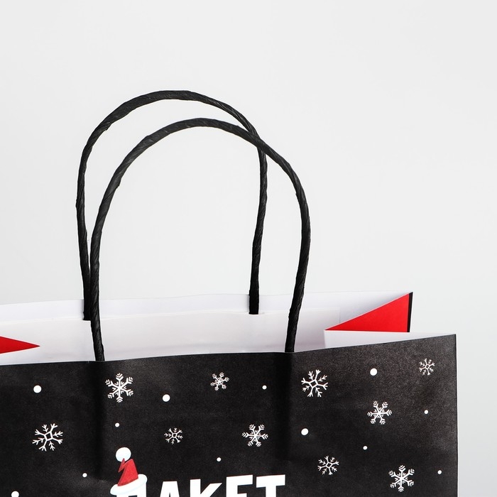 Пакет подарочный новогодний &laquo;Твой подарок&raquo;, 22 х 22 х 11 см, Новый год