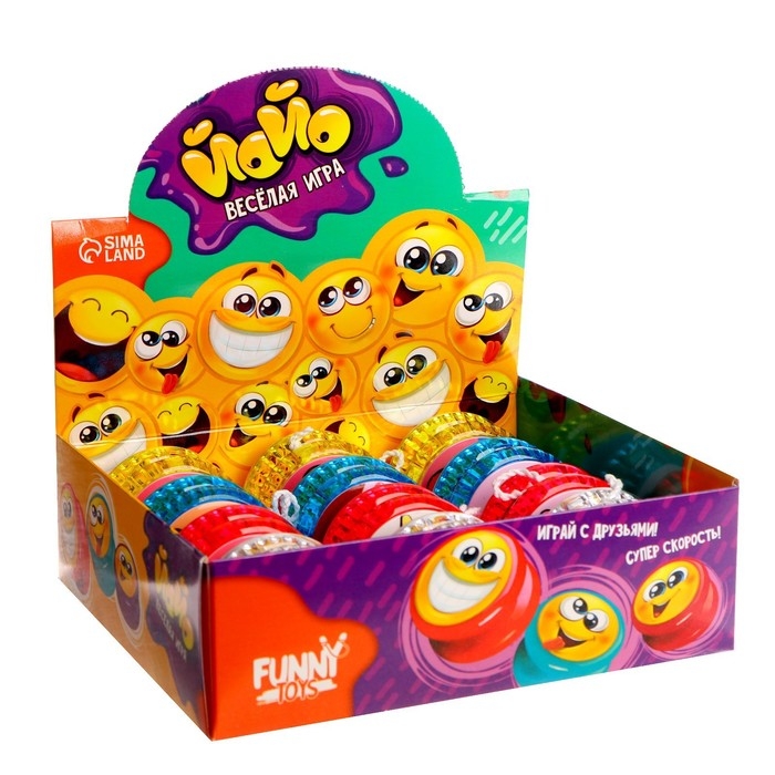 Йо-йо &laquo;Космос&raquo; световой, виды МИКС