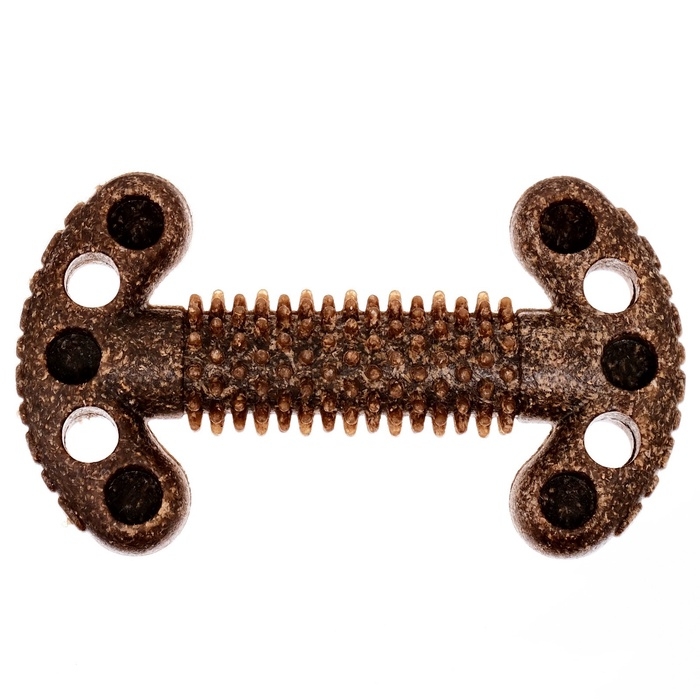 Игрушка для собак жевательная со ароматом корма &laquo;Кость с шипами&raquo;, 12.7 х 2.5 см