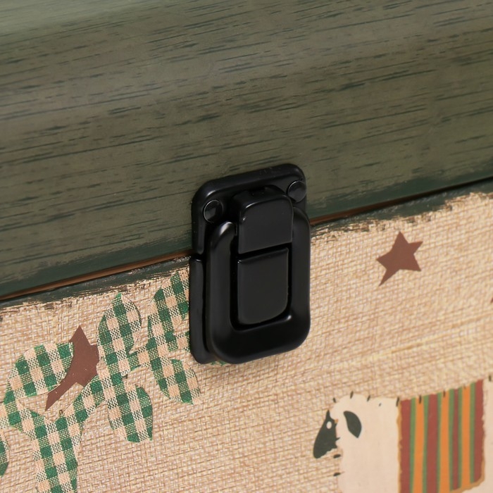 Шкатулка картон сундучок Шкатулка картон сундучок "Овечка под звездами" набор 2 шт 22х17х17,6 19х14,2х14,7 см