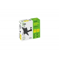 Кронштейн LE'STER LST-201.04, для ТВ, наклонно-поворотный,10-55",95-236  мм от стены,черный