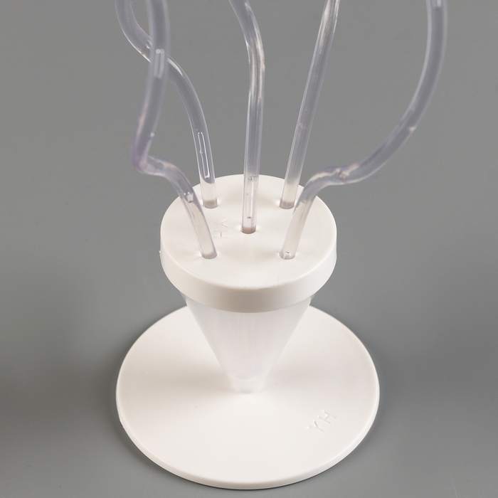 Набор &laquo;ВОЛНА&raquo;, палочка+держатель+подставка, набор 5 шт., белый