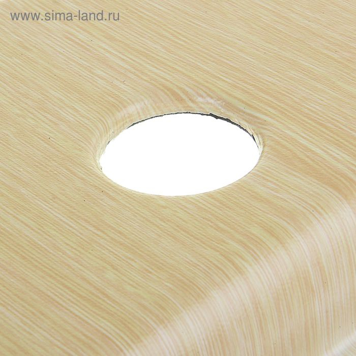 Аквариум "Панорамный" с крышкой, 40 литров, 51 х 23 х 34/39 см, беленый дуб