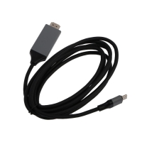 Кабель Luazon CAB-5 Type-C - HDMI, 2 м, для устройств с USB-C 3.1 (DisplayPort Alt Mode)
