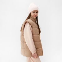 Жилет детский MINAKU, цвет бежевый, рост 116 см