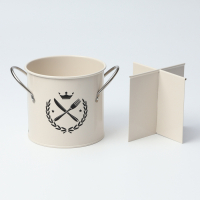 Подставка под столовые приборы Crown, h=13 см, цвет белый