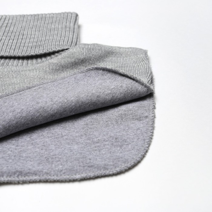 Манишка детская, цвет св.серый, размер 50-52