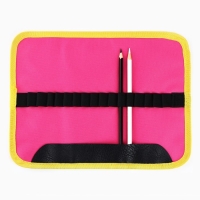 Пенал для кистей и карандашей текстиль, 16 предметов &laquo;Краска&raquo;