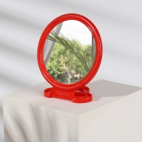 Зеркало настольное - подвесное &laquo;Круг&raquo;, d зеркальной поверхности 9,5 см, цвет МИКС