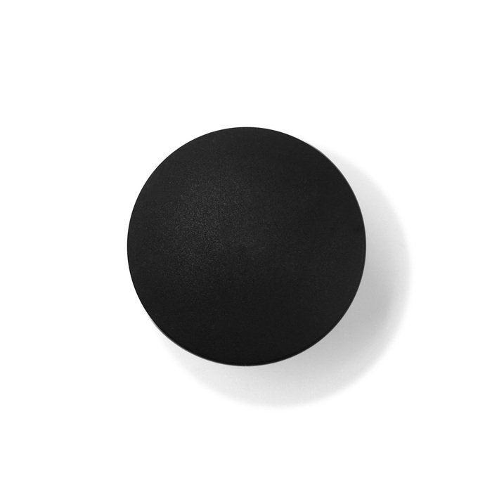 Ручка кнопка CAPPIO RK148, d=24 мм, цвет черный Ручка кнопка CAPPIO RK148, d=24 мм, цвет черный