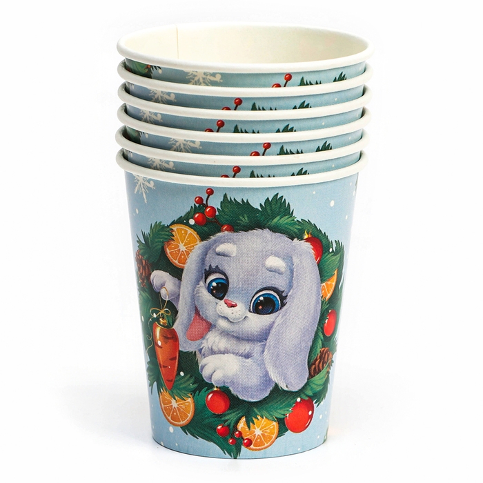 Новогодний Набор бумажной посуды одноразовый Игристого праздника!&raquo;, на новый год