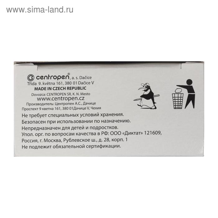 Маркер специальный 3.8 мм Centropen 2799/12 HOBBY PLUS, линия 1 - 3,0 мм, цвет чёрный, картонная упаковка Маркер специальный 3.8 мм Centropen 2799/12 HOBBY PLUS, линия 1 - 3,0 мм, цвет чёрный, картонная упаковка