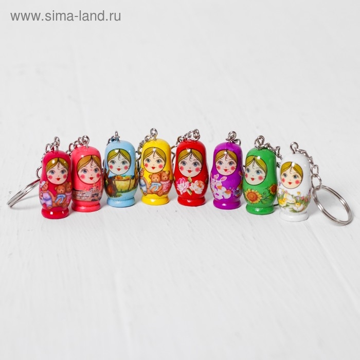 Матрёшка &laquo;Мини&raquo;, на брелоке, МИКС