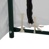 Мини-теплица, 4,9 &times; 1,4 &times; 1,15 м, стальной каркас d = 16 мм, спанбонд 60 г/м&sup2;