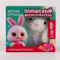 Раскопки с мягкой игрушкой «Заяц», микс Раскопки с мягкой игрушкой «Заяц», микс