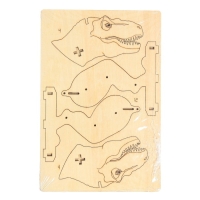 Электронный конструктор «Механический тираннозавр», 91 элемент, наклейки Электронный конструктор «Механический тираннозавр», 91 элемент, наклейки