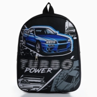 Рюкзак детский для мальчика с карманом «Супер тачка», 30х25 см Рюкзак детский для мальчика с карманом «Супер тачка», 30х25 см