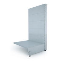 Панель для стеллажа, 35×90 см, цвет белый Панель для стеллажа, 35×90 см, цвет белый