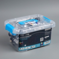 Умная гирлянда &laquo;Нить&raquo; 6 м с насадками &laquo;Лампочки&raquo;, IP20, тёмная нить, 20 LED, свечение RGB, USB