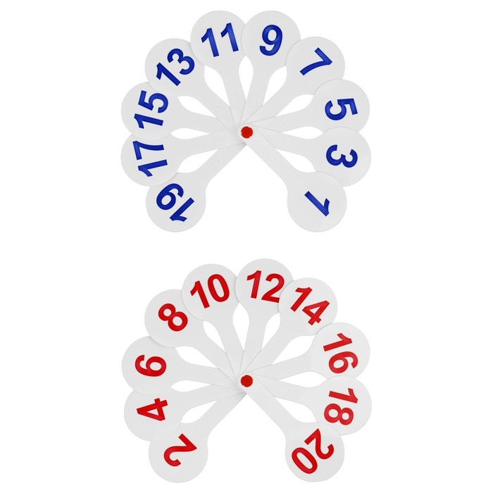 Веер-касса, цифры от 1 до 20, четные (нечетные), Стамм, плотные, пакет с европодвесом Веер-касса, цифры от 1 до 20, четные (нечетные), Стамм, плотные, пакет с европодвесом