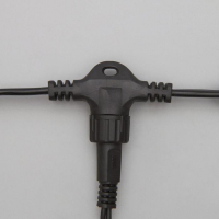 Гирлянда &laquo;Занавес&raquo; 2 &times; 1.5 м, IP44, УМС, тёмная нить, 360 LED, свечение синее, 220 В