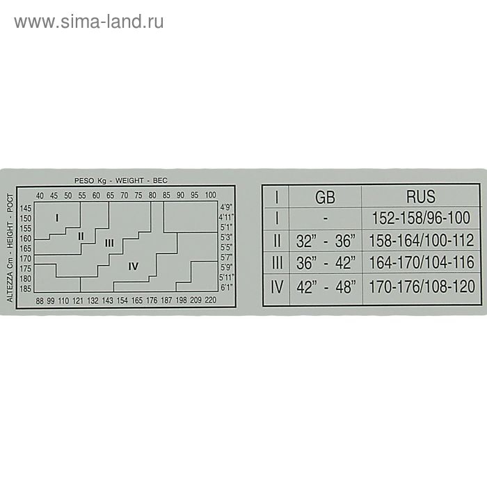 Колготки женские Incanto Micronet Collant сетка, цвет чёрный (nero), размер 3/4