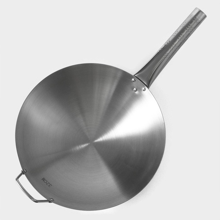 Сковорода-Wok Hanna Kn&ouml;vell из нержавеющей стали Chief, d=32 см, с ручкой