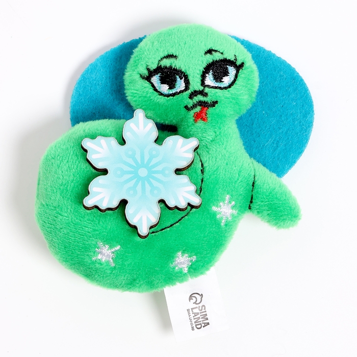 Магнит новогодний мягкий &laquo;Змея&raquo;