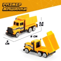 Грузовик металлический &laquo;Перевозчик&raquo;, инерция, с 6 машинками