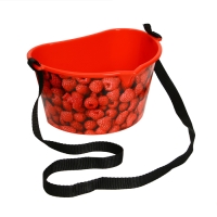 Ёмкость для сбора ягод, 3 л, &laquo;Малина&raquo;, красная