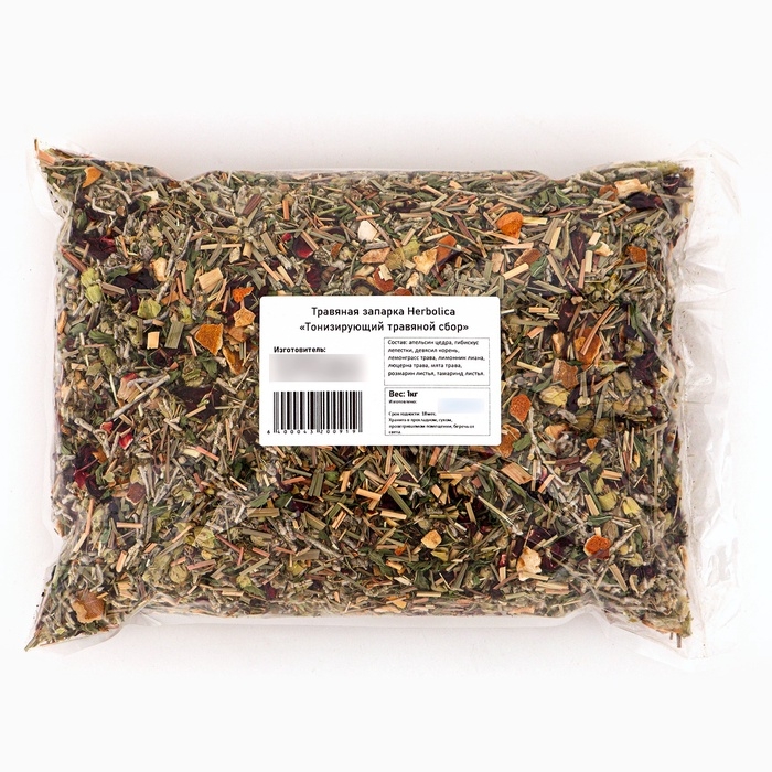 Травяная запарка для бани, сауны и кедровой бочки &laquo;Тонизирующий травяной сбор&raquo;, 1 кг
