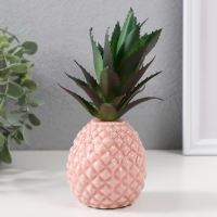 Сувенир керамика "Розовый ананас" 7х7х17,5 см Сувенир керамика "Розовый ананас" 7х7х17,5 см