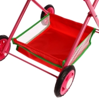 Коляска кукольная №4, цвет красно-зелёный Коляска кукольная №4, цвет красно-зелёный