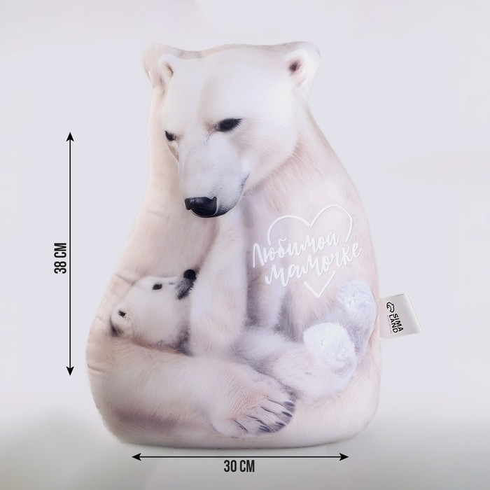 Антистресс игрушка, медведь "Любимой мамочке"