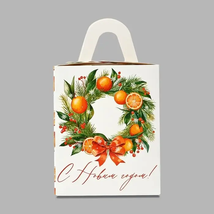 Складная коробка под один капкейк &laquo;Аромат праздника&raquo;, 9 х 9 х 11 см