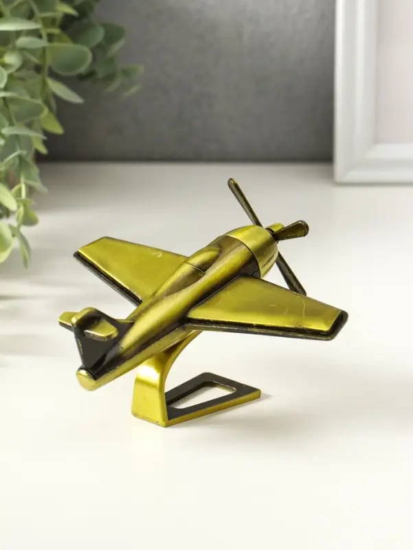 Сувенир металл "Самолёт" 12,2х14х6,5 см