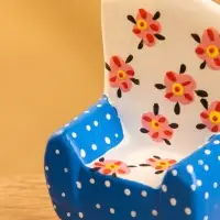 Сувенир дерево "Кресло с цветами" 5х3х7,5 см