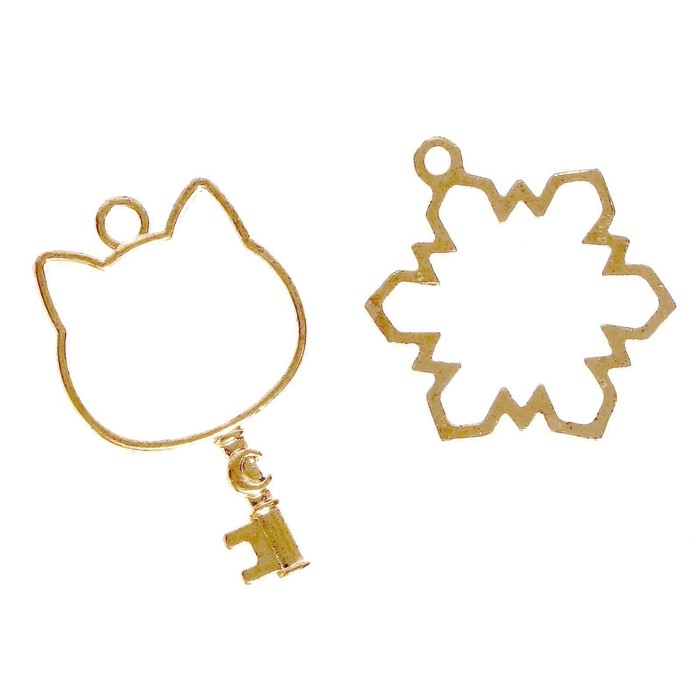 Набор для опытов, украшения из эпоксидной смолы, &laquo;Снежинка и ключик&raquo;