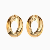 Серьги металл &laquo;Кольца&raquo; сфера, цвет золото