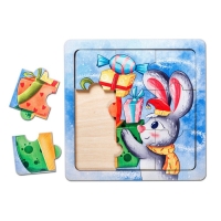 Пазл «Зайкины подарки» Пазл «Зайкины подарки»