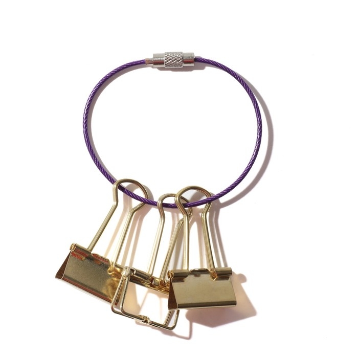 Держатель универсальный &laquo;Хомут&raquo; набор 10 шт., металл, цвет МИКС, 1,5&times;1,5&times;15 см