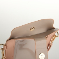 Сумка женская, кросс-боди, на магните, цвет розовый