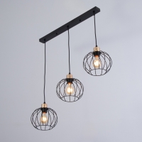 Люстра "Контур" 3х60Вт Е27 Чёрный 70х20х22(90)см Люстра "Контур" 3х60Вт Е27 Чёрный 70х20х22(90)см