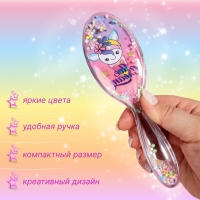 Расчёска-шейкер &laquo;Ice cream&raquo;, 5 &times; 18 см, рисунок МИКС