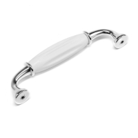 Ручка-скоба CAPPIO RSC012, пластик, м/о 128 мм, цвет хром Ручка-скоба CAPPIO RSC012, пластик, м/о 128 мм, цвет хром