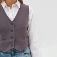 Жилет женский MIST: Classic Collection р. 48, серый Жилет женский MIST: Classic Collection р. 48, серый