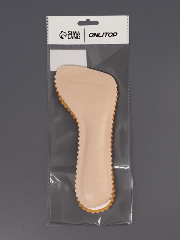 Полустельки (иск.кожа, латекс) на кл осн универс 20см (пара) бежевый пак ОТ