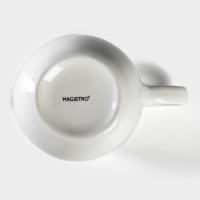 Молочник Magistro &laquo;Бланш&raquo;, 120 мл, фарфор, цвет белый
