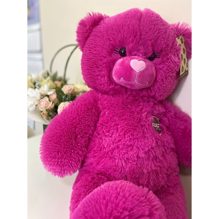Мягкая игрушка &laquo;Мишка&raquo;, цвет фуксия, 65 см